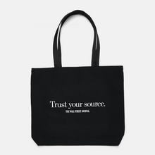 Load image into Gallery viewer, &#39;Trust Your Source&#39; Wall Street Journal Tote
