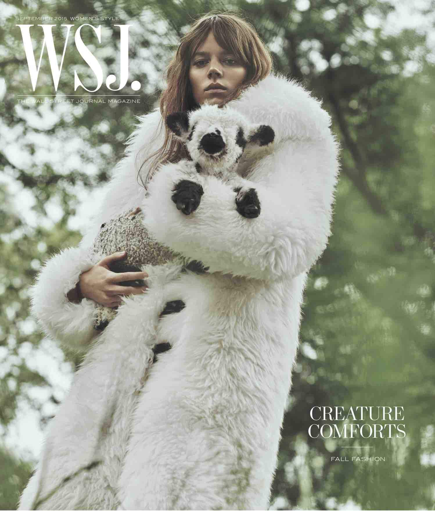 Jennifer Aniston Covers WSJ. Magazine Fall Women's Fashion