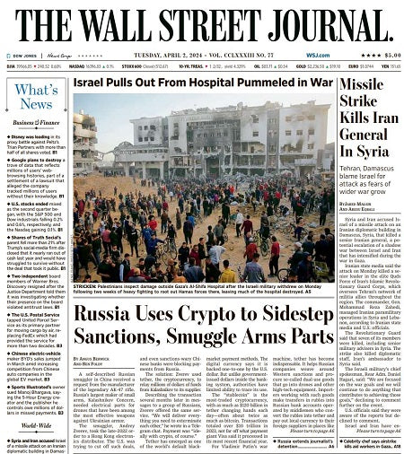 Missile Strike Kills Iran General In Syria | The Wall Street Journal -- Tue., April 02, 2024