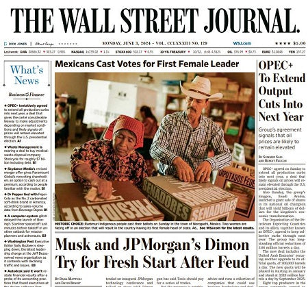 OPEC+ To Extend Output Cuts Into Next Year | The Wall Street Journal -- Mon., June 03, 2024