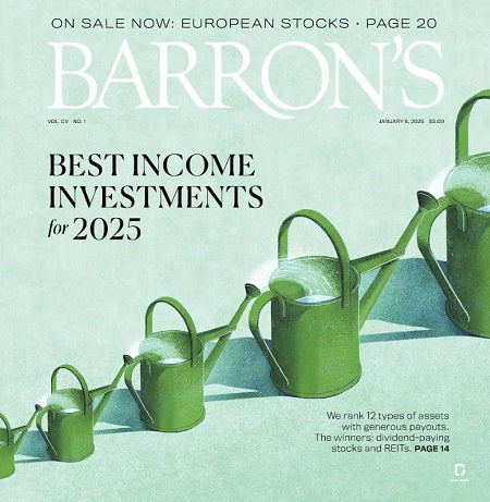 BEST INCOME INVESTMENTS for 2025 | Barron's, January 06, 2025