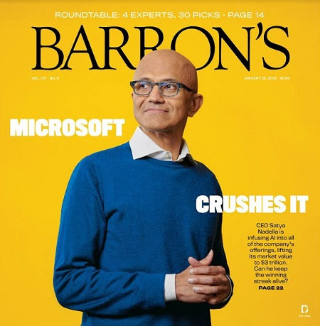 Microsoft Crushes It | Barron's, January 29, 2024