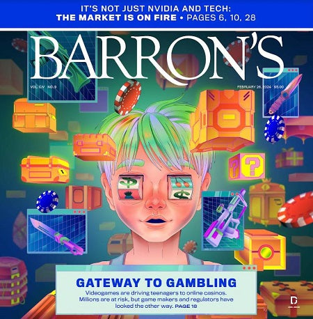 GATEWAY TO GAMBLING | Barron's, February 26, 2024