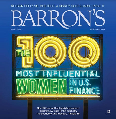 The 100 Most Influential Women in U.S. Finance | Barron's, March 18, 2024