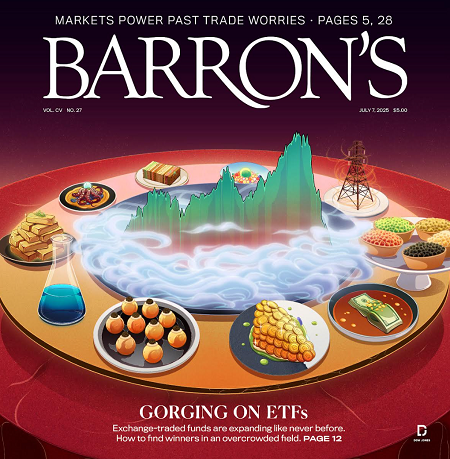 GORGING ON ETFs | Barron's, July 07, 2025