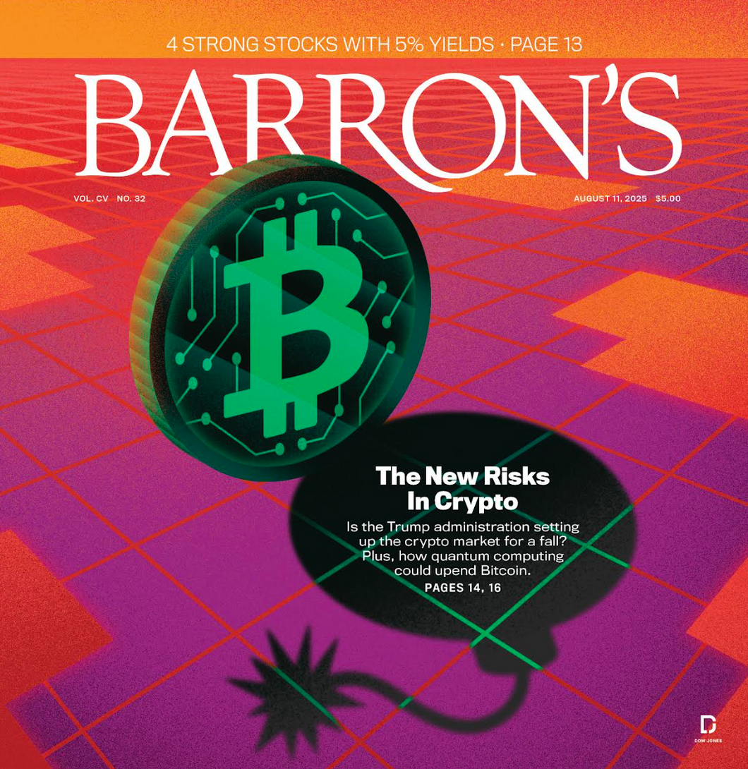 The New Risks In Crypto | Barron's, August 11, 2025