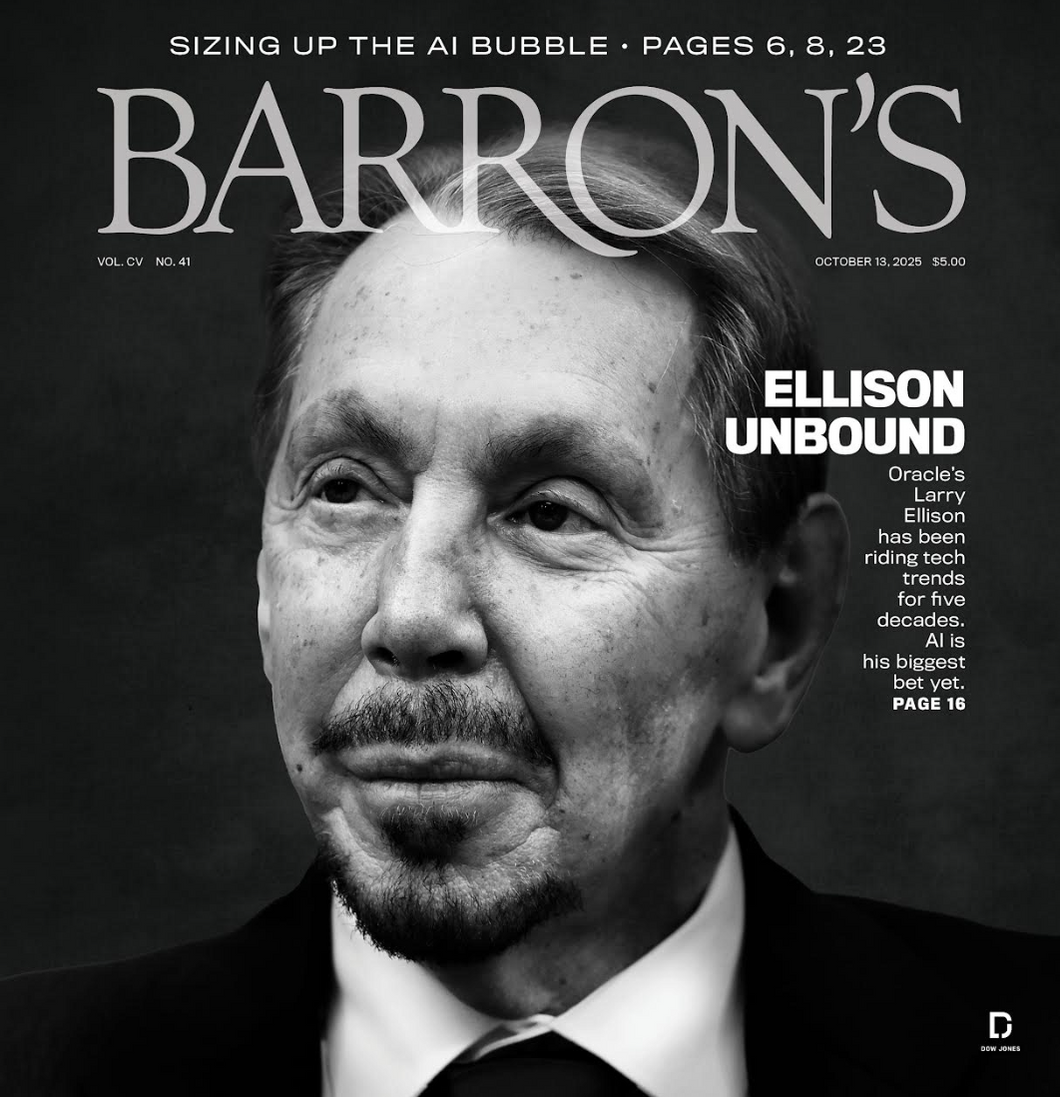 ELLISON UNBOUND | Barron's, October 13, 2025