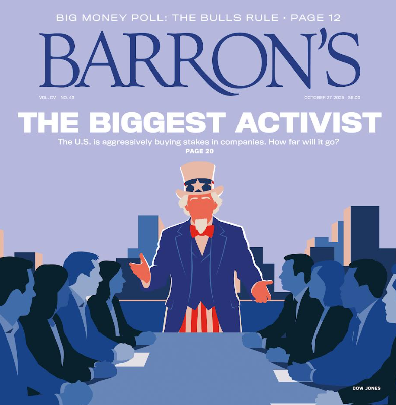 THE BIGGEST ACTIVIST | Barron's, October 27, 2025