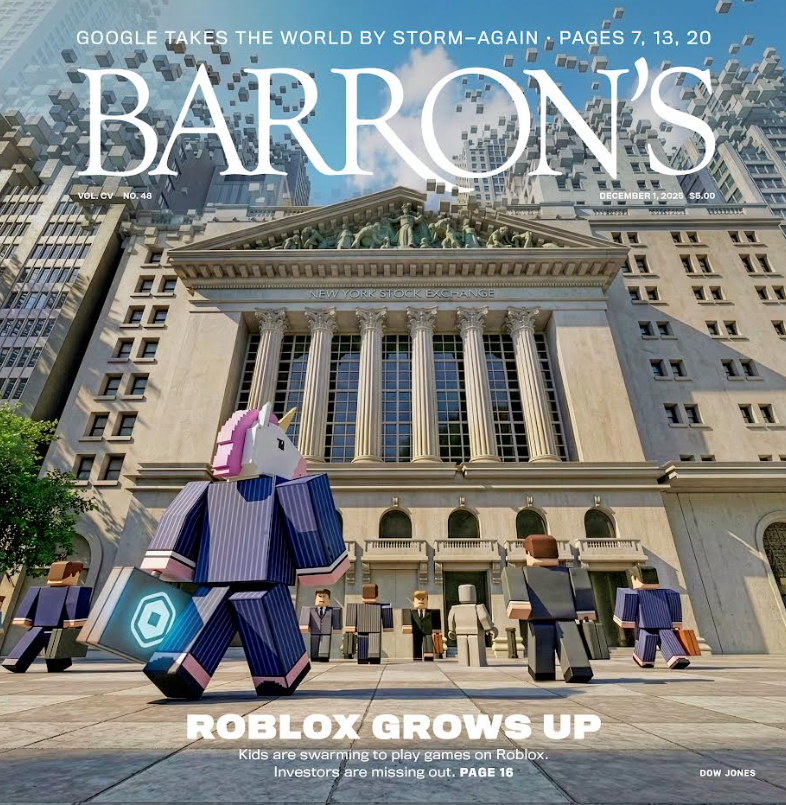 ROBLOX GROWS UP | Barron's, December 01, 2025