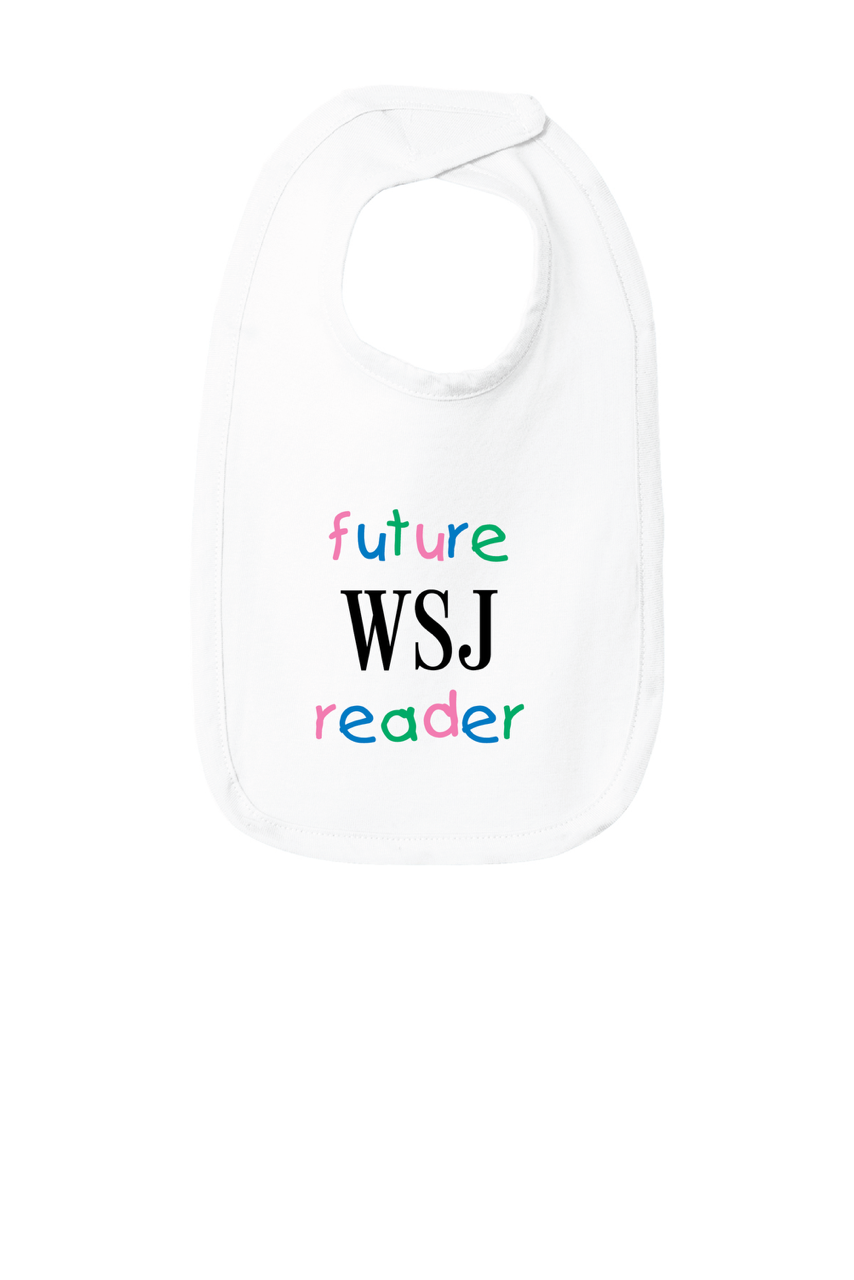 Future WSJ Reader Baby Bib