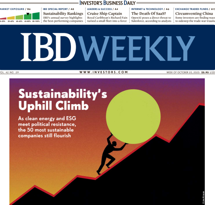 Sustainability’s Uphill Climb | IBD Weekly, October 20, 2025