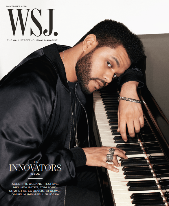 Abel Tesfaye | WSJ. Magazine November 2016 cover