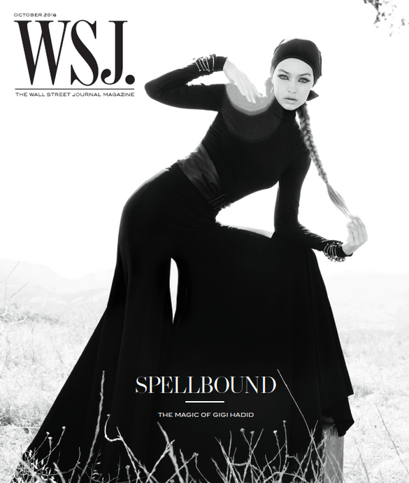 Gig Hadid | WSJ. Magazine cover October 2016 