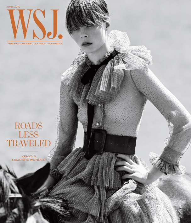Kenya Fashion | WSJ. Magazine cover, June 2016