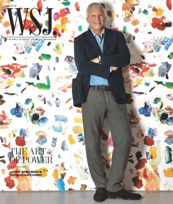 Larry Gagosian | WSJ. Magazine cover, May 2016