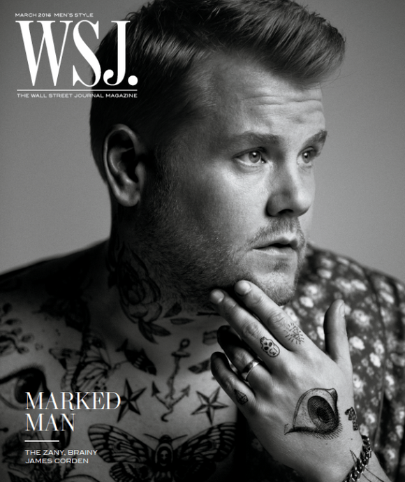 James Corden | WSJ. Magazine cover, March 2016