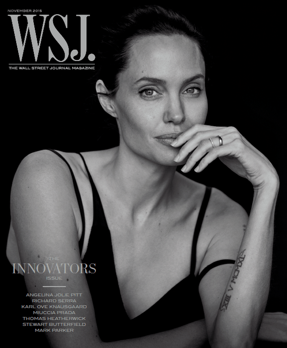 Angelina Jolie Pitt | WSJ. Magazine cover, November 2015