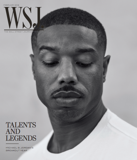 Michael B. Jordan February 2018 WSJ. Magazine cover