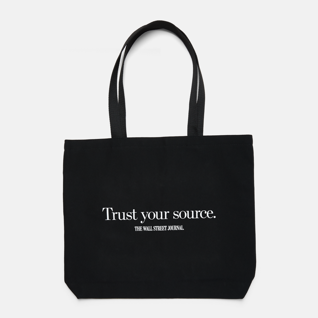 'Trust Your Source' Wall Street Journal Tote